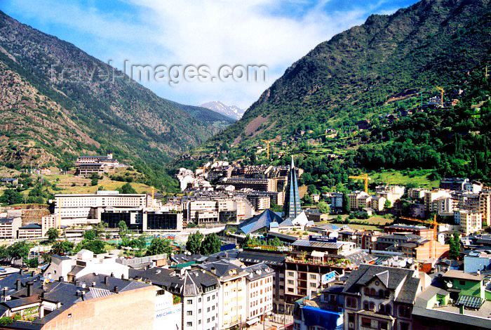 Engordany Andorra EscaldesEngordany the valley flanked by the Pyrenees