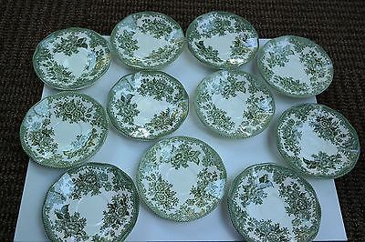 Enoch Wedgwood Five Enoch Wedgwood tunstall Ltd Asiatic Pheasants kent Saucers