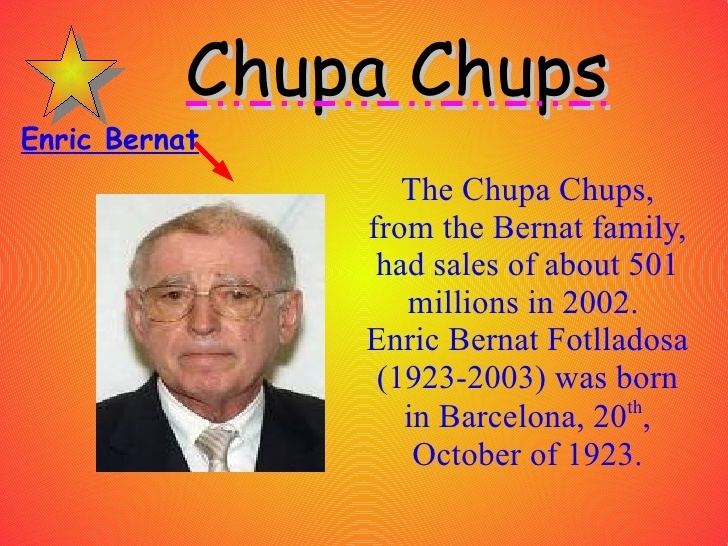 Enric Bernat Chupa chups