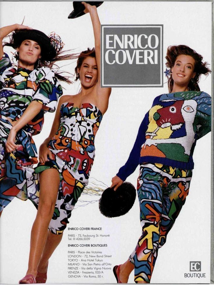 Enrico Coveri 105 best ENRICO COVERI images on Pinterest Vintage fashion 80 s