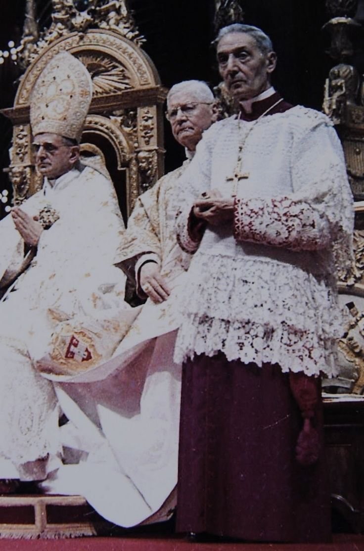 Enrico Dante Pope Paul VI and Cardinal Enrico Dante Sancta Romana