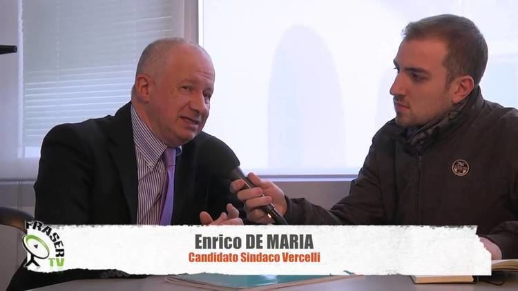 Enrico De Maria ELEZIONI COMUNALI di VERCELLI parla Enrico DE MARIA candidato C