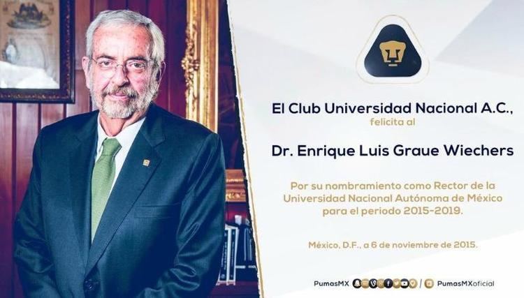 Enrique Graue Wiechers Enrique Graue Wiechers nuevo Rector de la UNAM RCORD