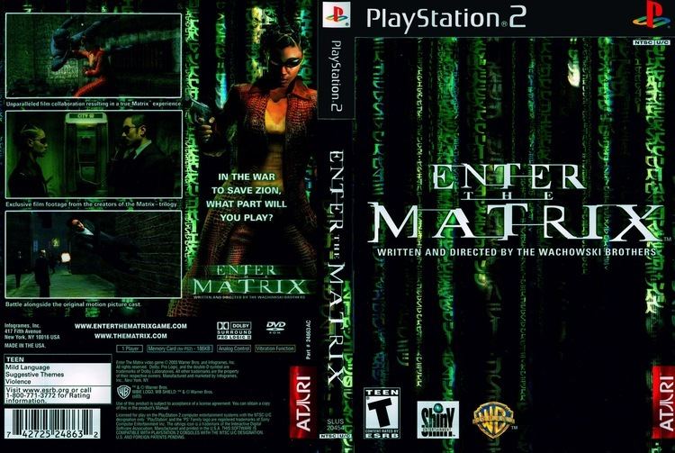 Enter the Matrix Enter the Matrix USA v200 ISO lt PS2 ISOs Emuparadise
