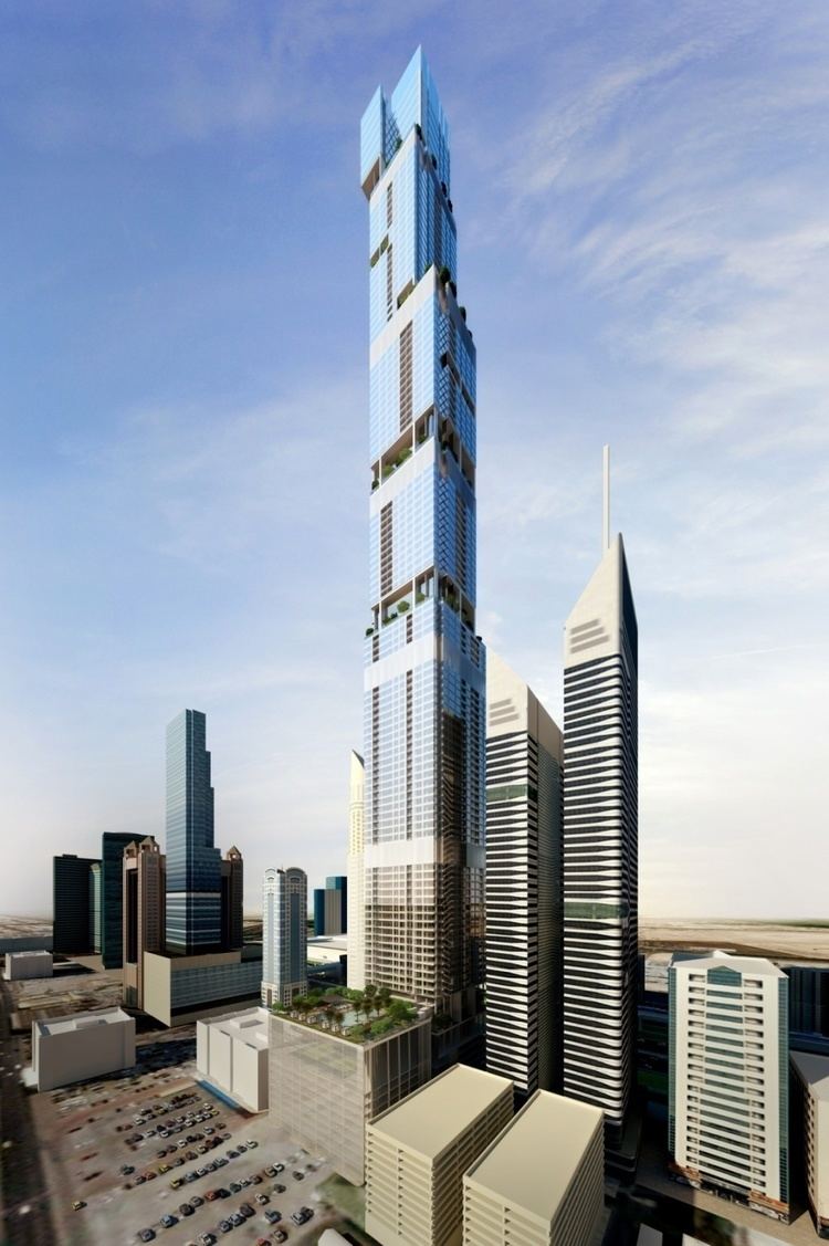 Entisar Tower ON HOLD ENTISAR TOWER 528m 121F Mixed Use SZR SkyscraperCity