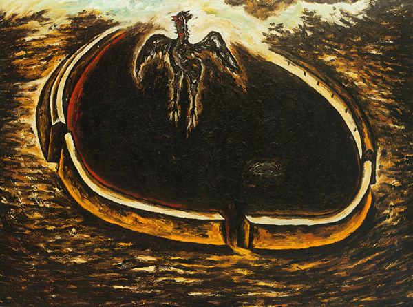 Enzo Cucchi Painting Conservation