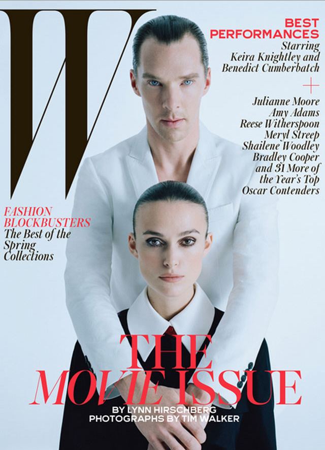Epicene Celebitchy Benedict Cumberbatch covers W Mag says he was