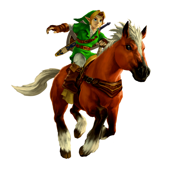 Epona (The Legend of Zelda) Render The Legend Of Zelda Ocarina 3d Link Epona ZSdzeK Clipart Kid