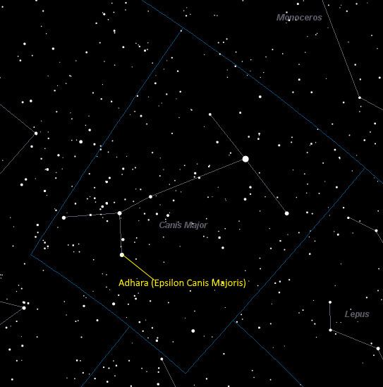 Epsilon Canis Majoris Adhara Epsilon Canis Majoris HD52089 HIP33579 HR2618
