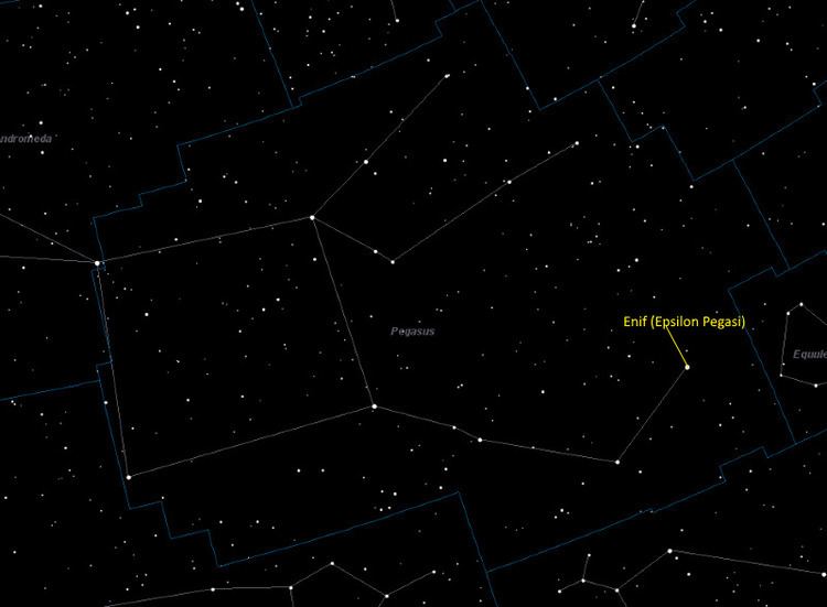 Epsilon Pegasi Enif Epsilon Pegasi HD206778 HIP107315 HR8308 Universe Guide