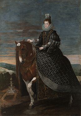 Equestrian Portrait of Margarita of Austria httpsuploadwikimediaorgwikipediacommonsthu