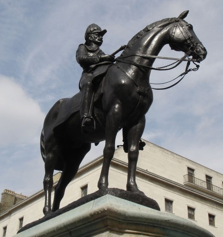 Equestrian statue of George Stuart White