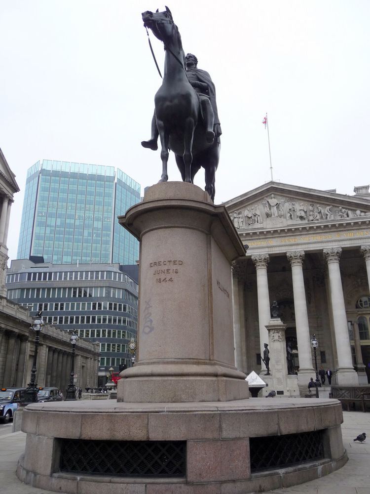 Equestrian statue of the Duke of Wellington, City of London