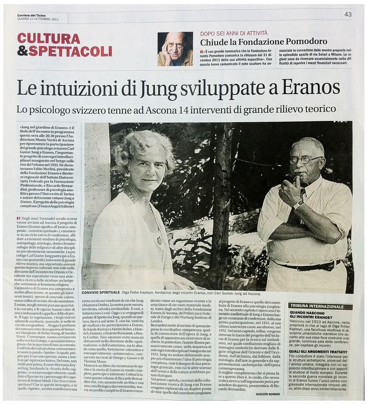 Eranos Eranos Foundation Documents