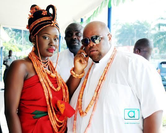 Erediauwa Nigerian Benin wedding princess Edire amp prince osama