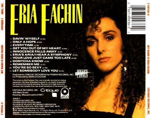 Eria Fachin My Name Is Eria Fachin Eria Fachin Songs Reviews Credits
