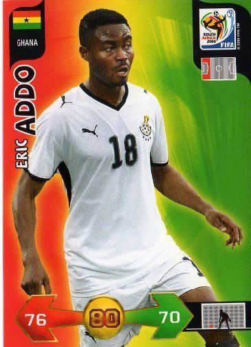 Eric Addo GHANA Eric Addo 169 FIFA South Africa 2010 Adrenalyn XL