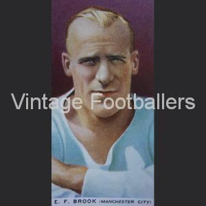 Eric Brook Brook Eric Image 4 Manchester City 1935 Vintage Footballers