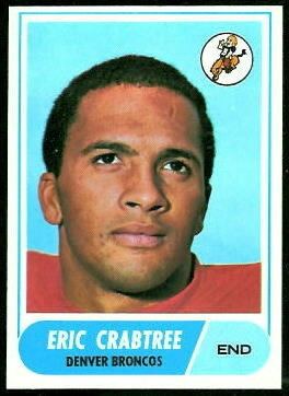 Eric Crabtree wwwfootballcardgallerycom1968Topps95EricCra