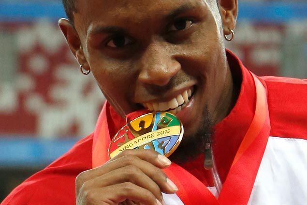 Eric Cray Golden double for Eric Cray as he rules 400 meter hurdles