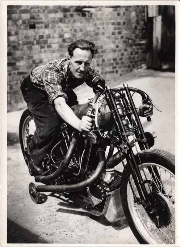 Eric Fernihough Eric Fernihough Land Speed Record holder raised the Motorcycle outer