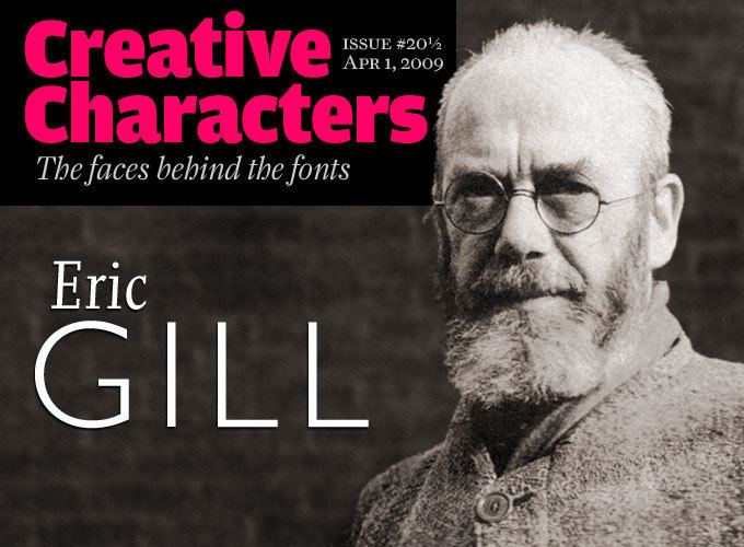 Eric Gill MyFonts Creative Characters interview with Eric Gill