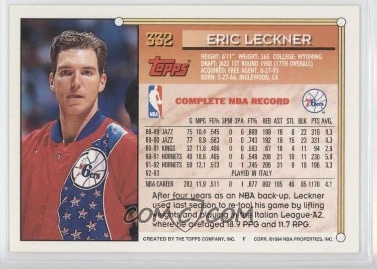 Eric Leckner Remember This Guy Eric Leckner Liberty Ballers