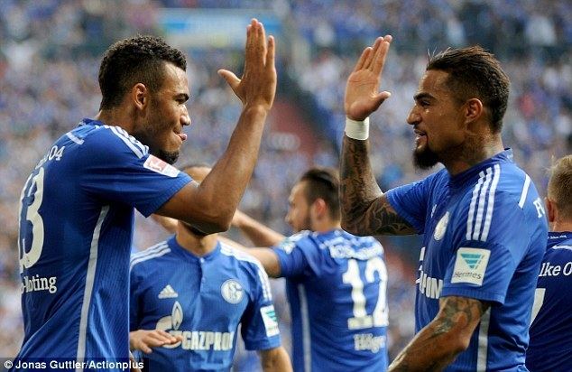 Eric Maxim Choupo-Moting Schalke 21 Borussia Dortmund Early goals from Joel Matip