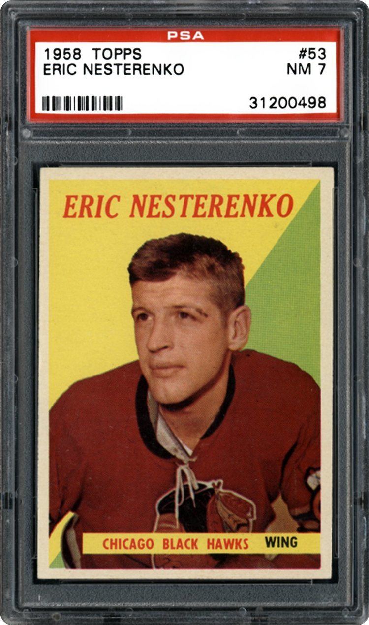 Eric Nesterenko 1958 Topps Eric Nesterenko PSA CardFacts