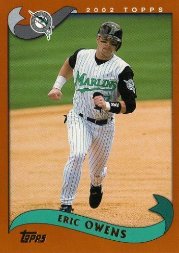 Eric Owens (baseball) FLORIDA MARLINS Eric Owens 456 TOPPS 2002 Series 2 MLB