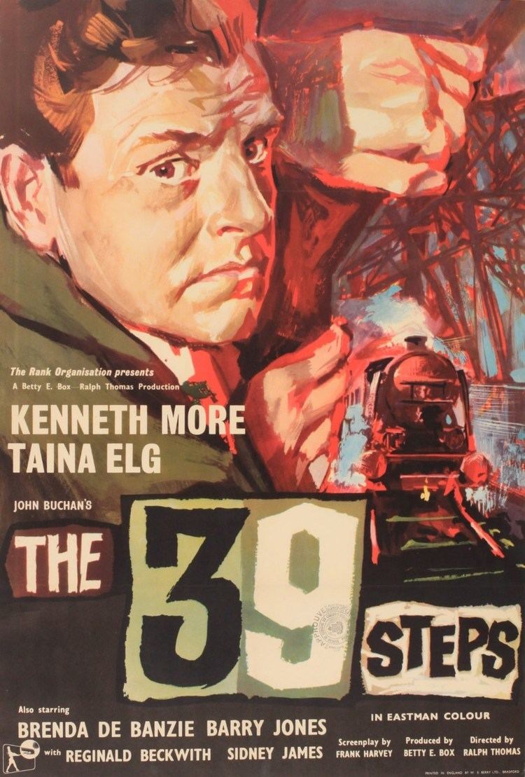 Eric Pulford Eric Pulford 19161905 The 39 Steps original film poster printed