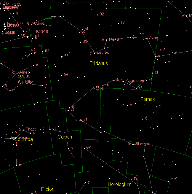 Eridanus (constellation) Eridanus Constellation
