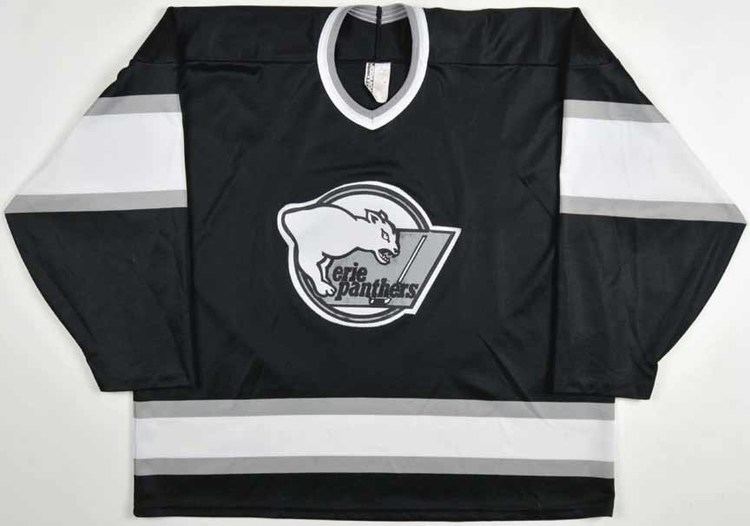 Erie Panthers 199596 Frankie Ouellette Erie Panthers Game Worn Jersey Shirt Off