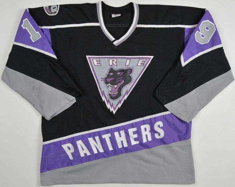 Erie Panthers 199596 Colin Foley Erie Panthers Game Worn Jersey quot20year