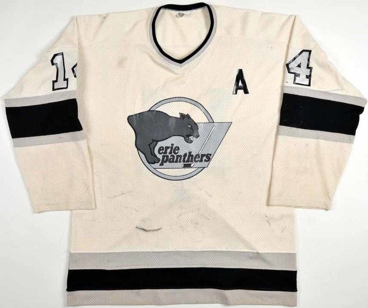 Erie Panthers 198889 Doug Marsden Erie Panthers Game Worn Jersey Inaugural