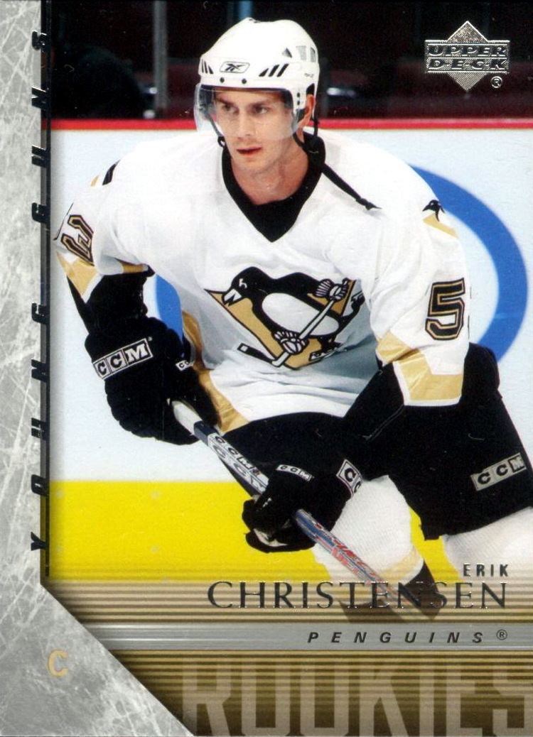 Erik Christensen Erik Christensen Players cards since 2005 2009 penguins