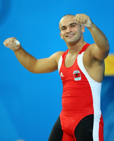 Erkand Qerimaj www4picturesgizimbiocomOlympicsDay5Weightl