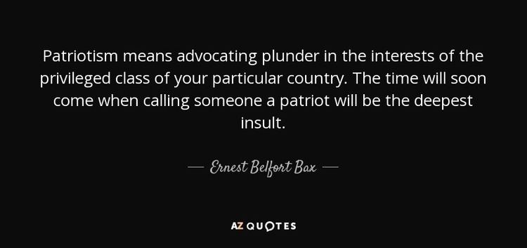 Ernest Belfort Bax QUOTES BY ERNEST BELFORT BAX AZ Quotes