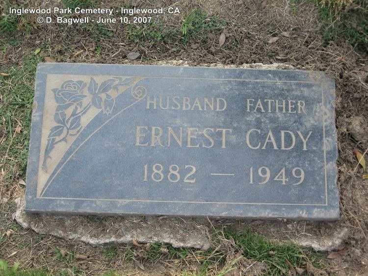 Ernest Cady Ernest Cady 1882 1949 Find A Grave Memorial