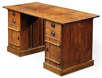 Ernest Gimson ERNEST GIMSON 18641919 PEDESTAL DESK CIRCA 1915