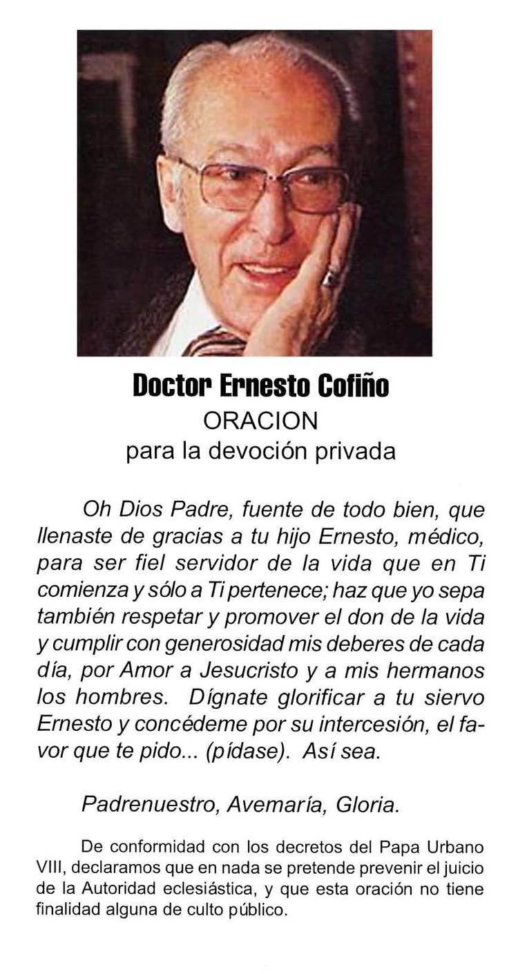 Ernesto Cofiño Rezar por intercesin de Ernesto Cofio Opus Dei