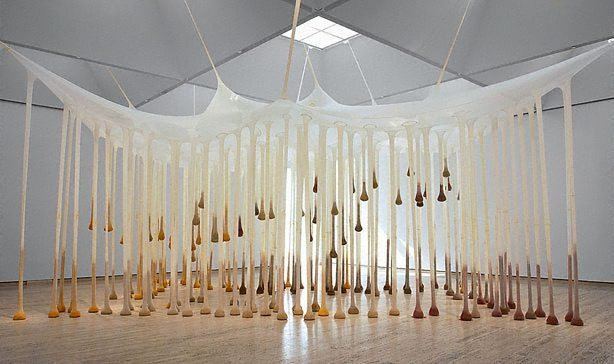 Ernesto Neto Just like drops in time nothing 2002 by Ernesto Neto