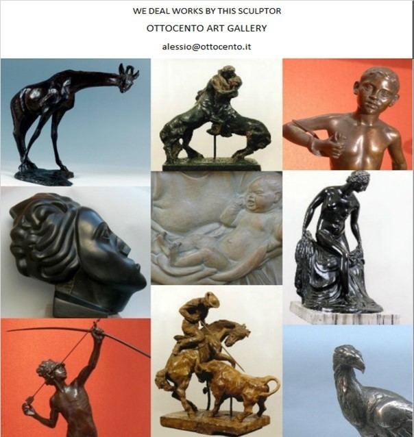 Ernesto Solitario Sales of works by the sculptor Ernesto Solitario Quotes and appraisals