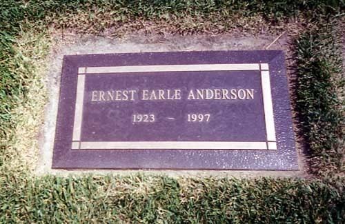 Ernie Anderson Ernie Anderson 1923 1997 Find A Grave Memorial