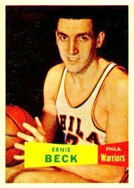 Ernie Beck 1957 Topps Ernie Beck 36 Basketball Card Value Price Guide