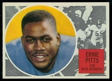 Ernie Pitts wwwfootballcardgallerycom1960ToppsCFL83Erni