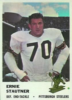 Ernie Stautner 1961 Ernie Stautner Pittsburgh Steelers Football Pinterest