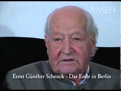 Ernst-Günther Schenck Das Ende in Berlin 1945 Ernst Gnther Schenck Zeitzeugen