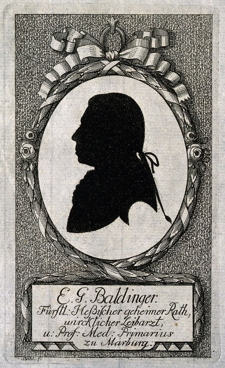 Ernst Gottfried Baldinger FileErnst Gottfried Baldinger Silhouette by Stahl Wellcome