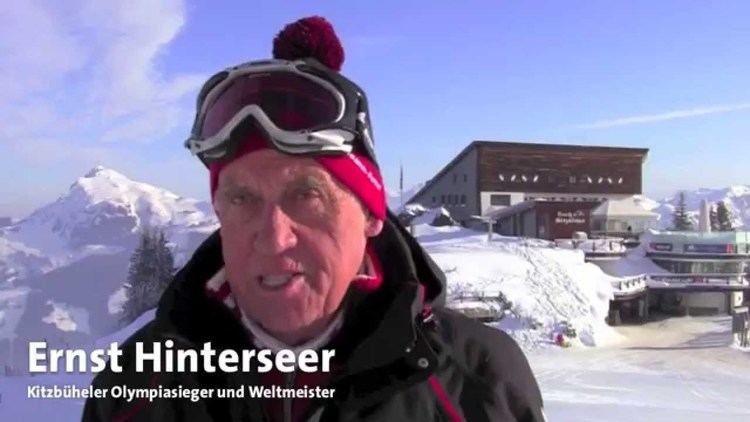 Ernst Hinterseer Die Asten Skiabfahrt am Hahnenkamm mit Olympiasieger Ernst